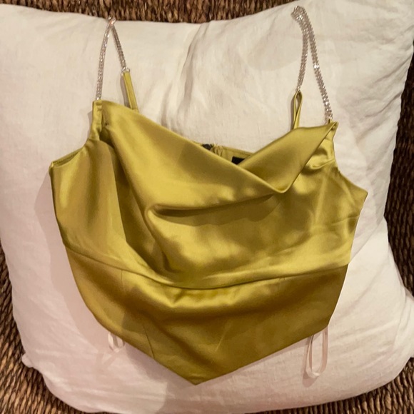 3/$30 Brand new Silky Green top 💚 - Picture 3 of 5